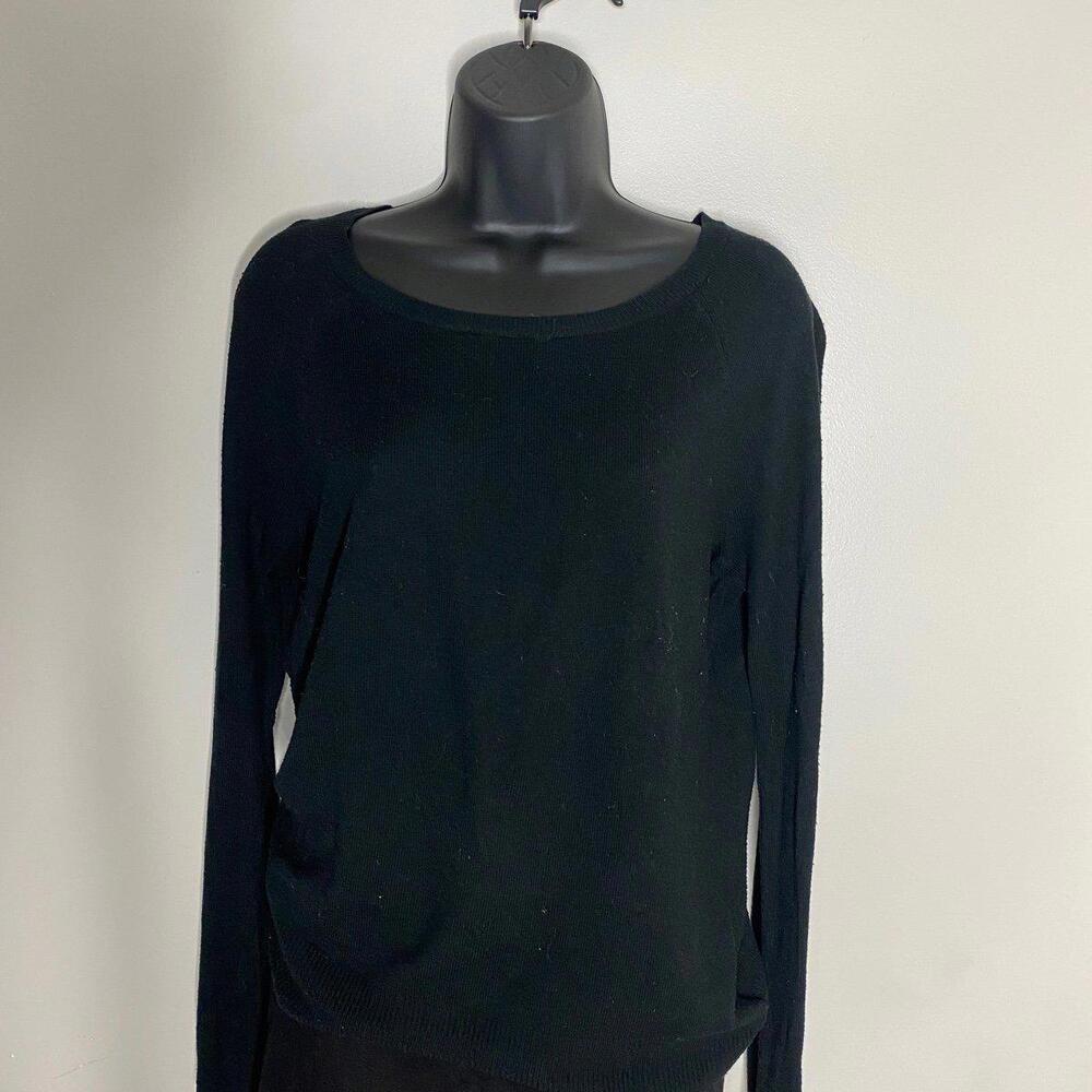 Black target sweater